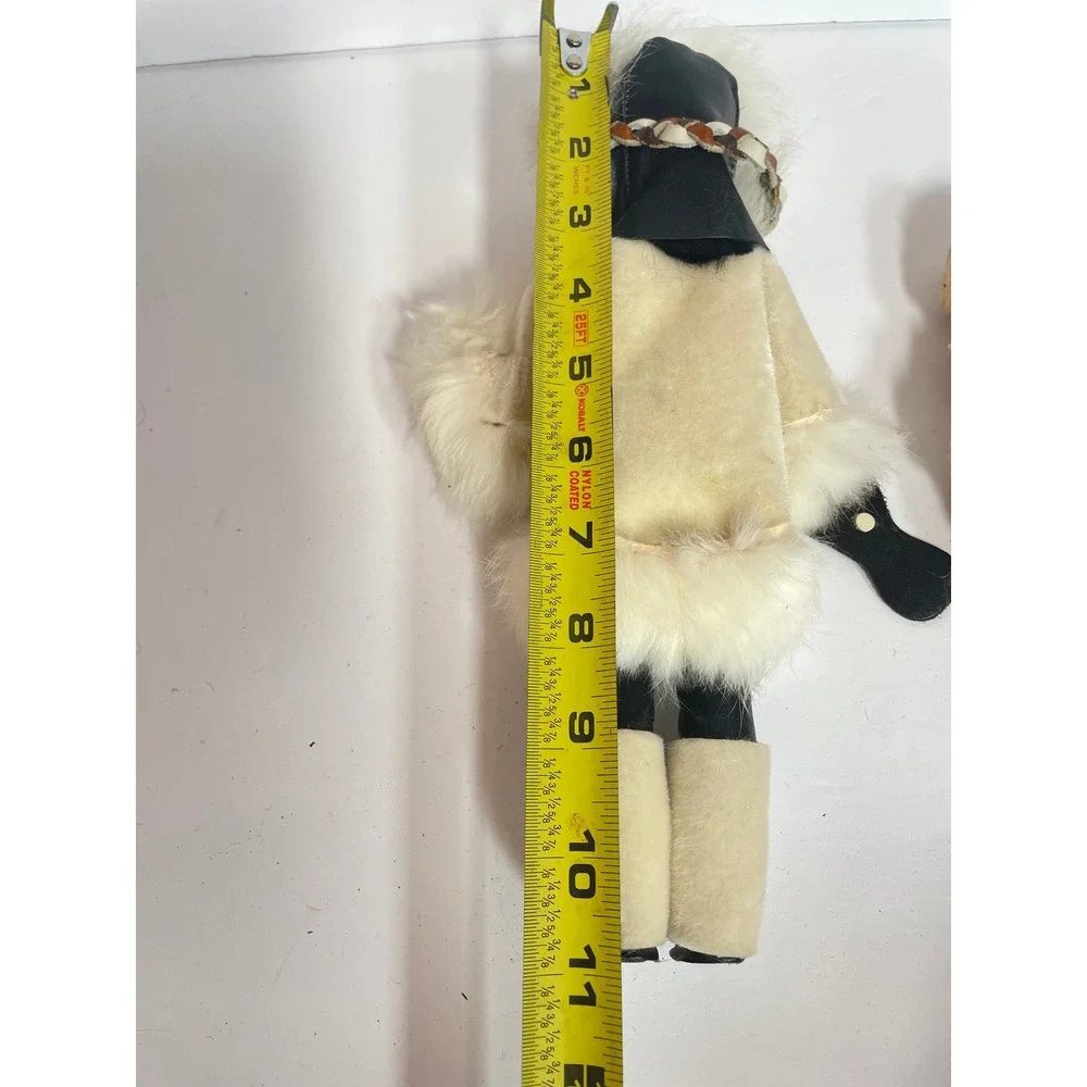 Vintage Inuit Eskimo Doll Pair 11